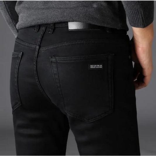 Men's Stretch Black Jeans
