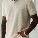 Everyday Comfort Polo in Apricot Men Polo Shirts DAPPER & CO.   