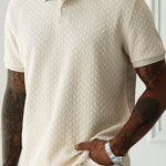 Everyday Comfort Polo in Apricot Men Polo Shirts DAPPER & CO.   