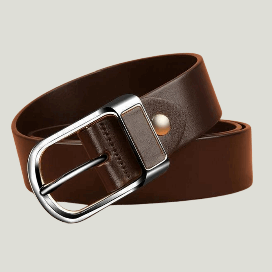 Genuine Leather Belts Genuine Leather Belts In Your Hand Store 13D silver coffee 115CM 