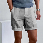 White Navy Cotton Linen Shorts White Navy Cotton Linen Shorts In Your Hand Store Light Grey 1 S 