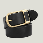 Genuine Leather Belts Genuine Leather Belts In Your Hand Store 13D gold  black 115CM 