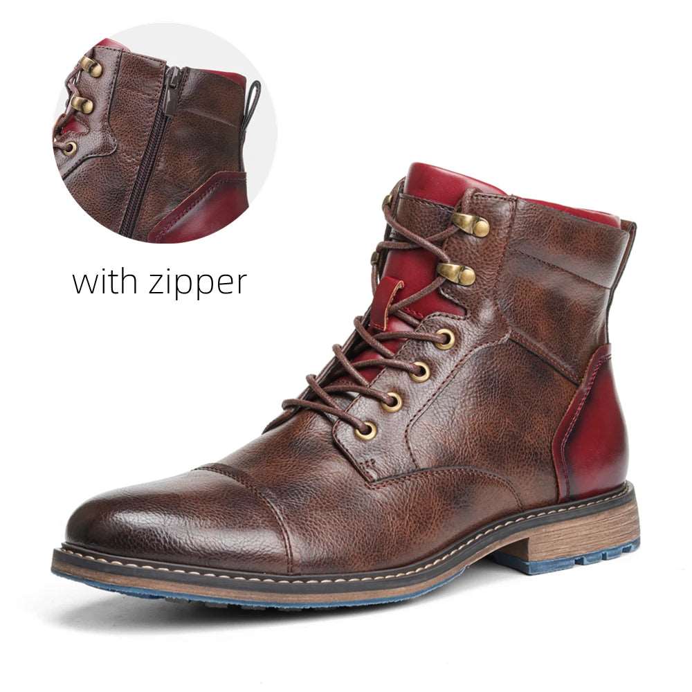 Comfortable Boots Leather Comfortable Boots Leather In Your Hand Store Red Brown 603 8 