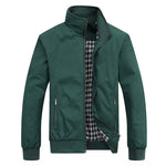 Trendy Spring/Autumn Bomber Jacket Trendy Spring/Autumn Bomber Jacket Inyourhand Green M 