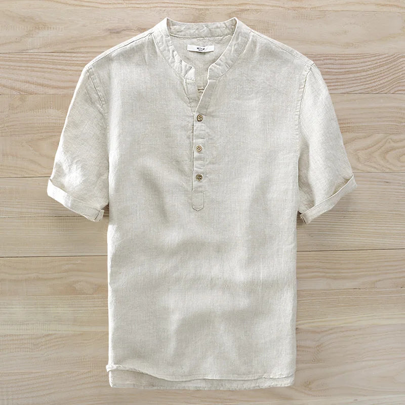 Short Sleeve Linen Shirt Short Sleeve Linen Shirt In Your Hand Store   