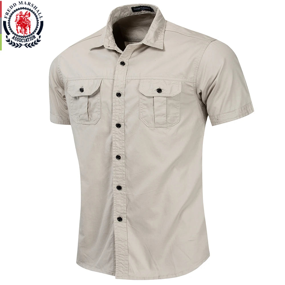 Casual Cargo Pocket Shirt for Men Casual Cargo Pocket Shirt for Men Inyourhand   