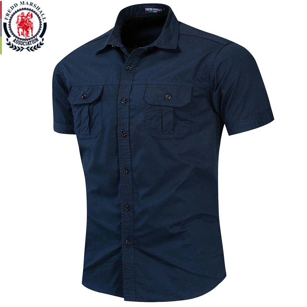 Casual Cargo Pocket Shirt for Men Casual Cargo Pocket Shirt for Men Inyourhand   