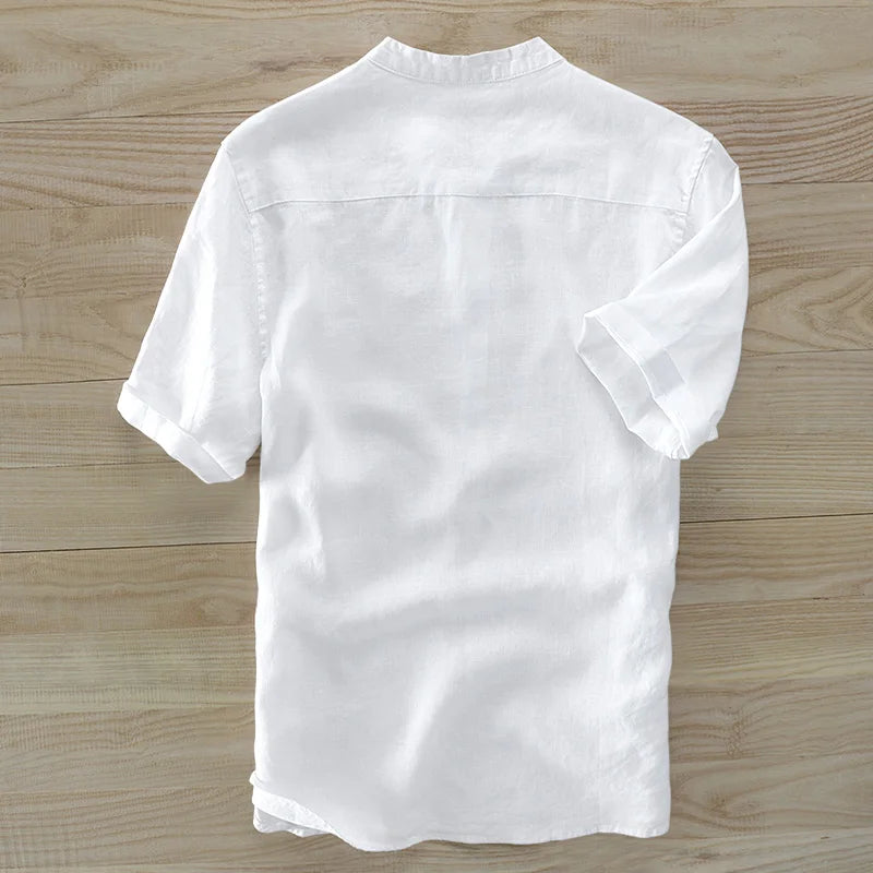 Short Sleeve Linen Shirt Short Sleeve Linen Shirt In Your Hand Store   