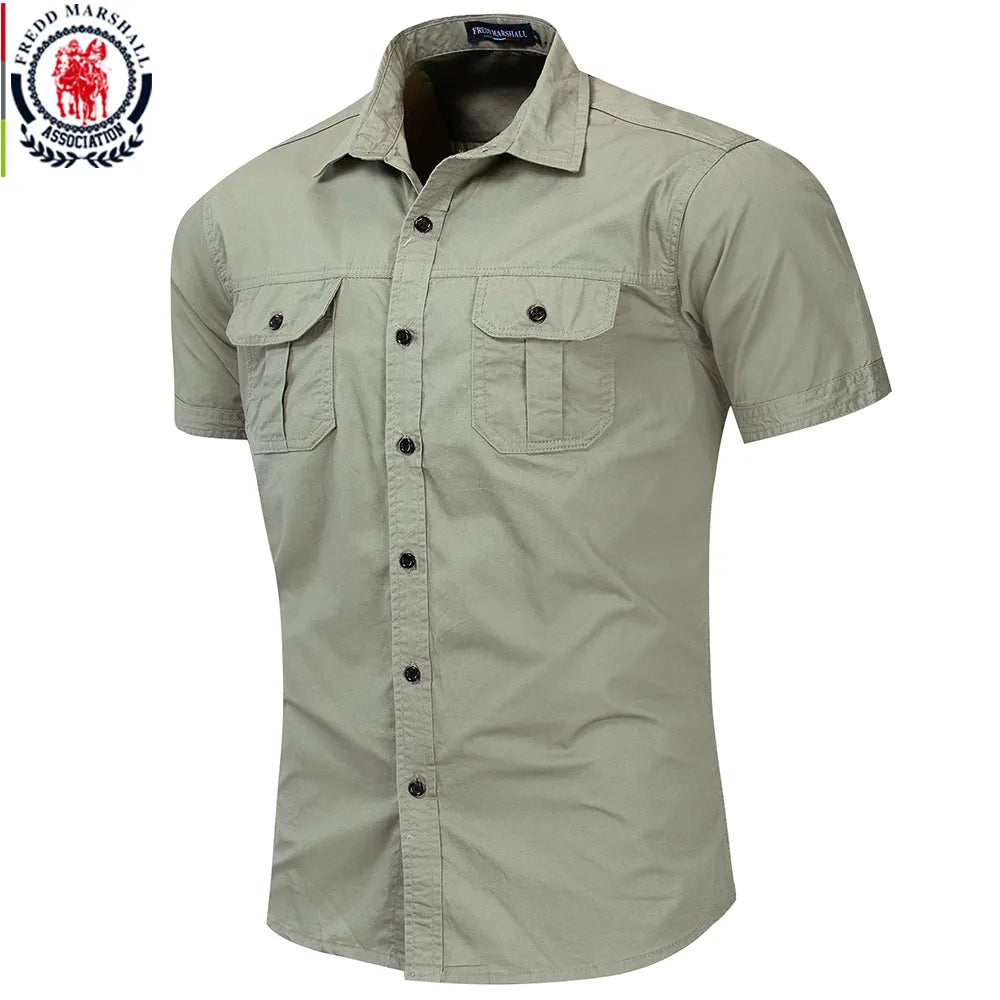 Casual Cargo Pocket Shirt for Men Casual Cargo Pocket Shirt for Men Inyourhand   