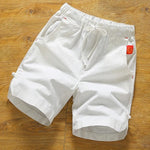 Men's Comfortable Cotton Linen Short Men's Comfortable Cotton Linen Short In Your Hand Store white 3XL 