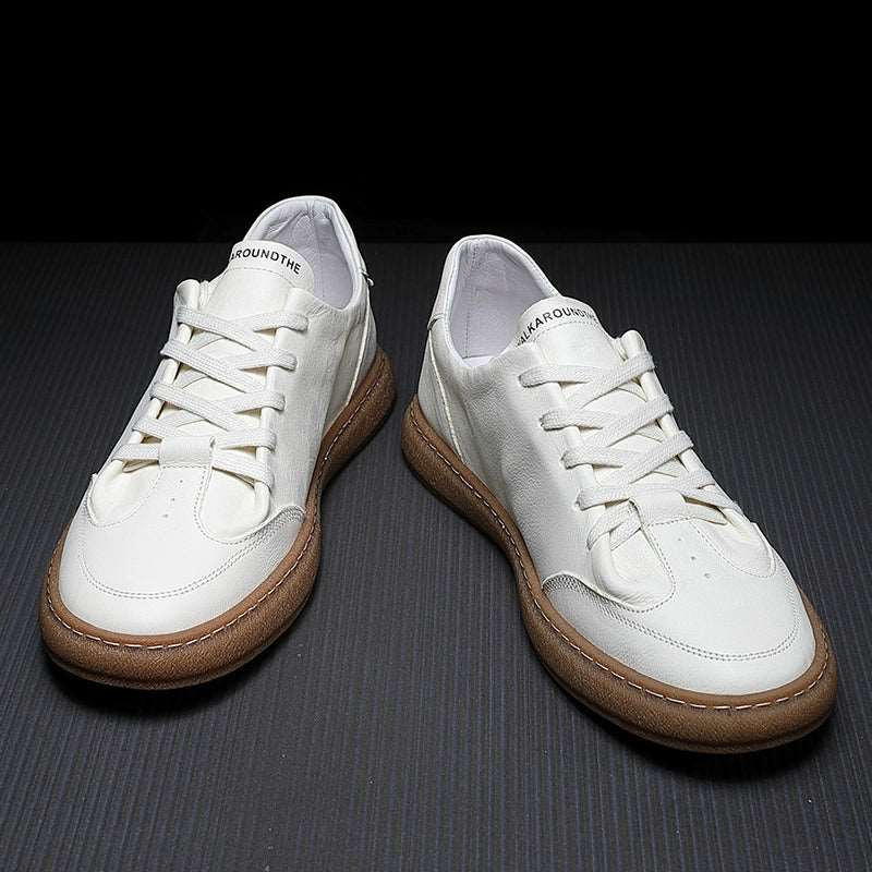 Leather Breathable Shoes Leather Breathable Shoes In Your Hand Store White 40 