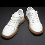 Cowhide Sneaker Cowhide Sneaker In Your Hand Store This leather shoes code! It's a yard bigger than sneakers! White 