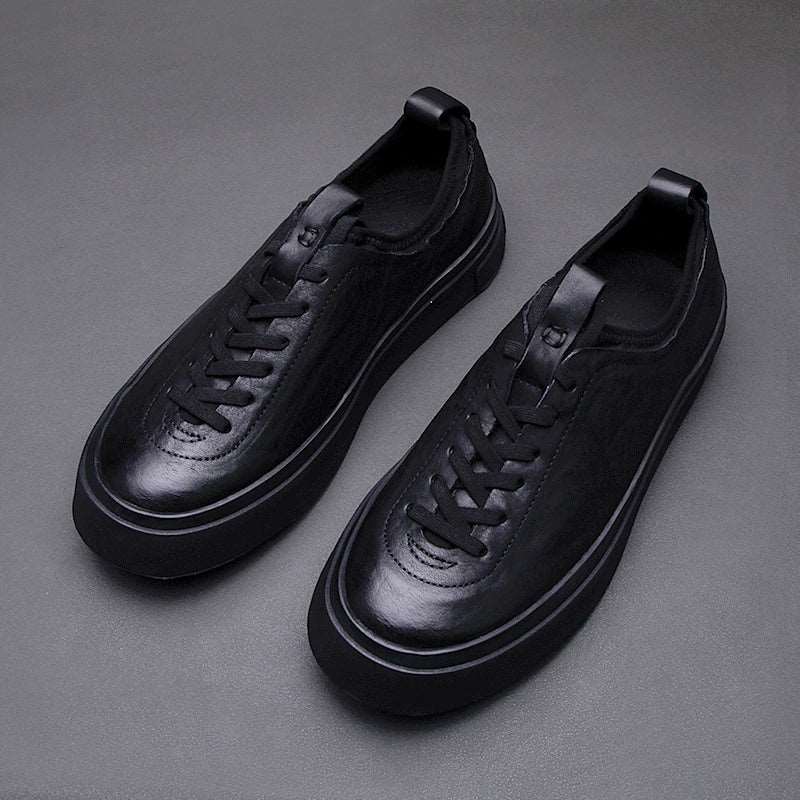 Genuine Polished Leather Sneakers Genuine Polished Leather Sneakers In Your Hand Store   