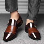 Stylish Business Casual Shoes in Black Patent Leather Stylish Business Casual Shoes in Black Patent Leather Inyourhand   