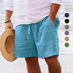 Men's summer cotton and linen shorts Men's summer cotton and linen shorts In Your Hand Store   