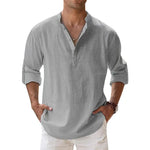 Coastal Breeze Henley Shirt Coastal Breeze Henley Shirt Inyourhand Grey S 