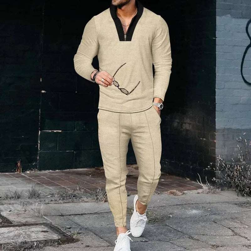 Luxury V Neck Shirts Short Sleeve Set Luxury V Neck Shirts Short Sleeve Set In Your Hand Store Shallow khaki M 