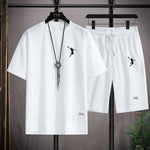 T-shirt and Shorts Two Piece T-shirt and Shorts Two Piece In Your Hand Store white XXL 