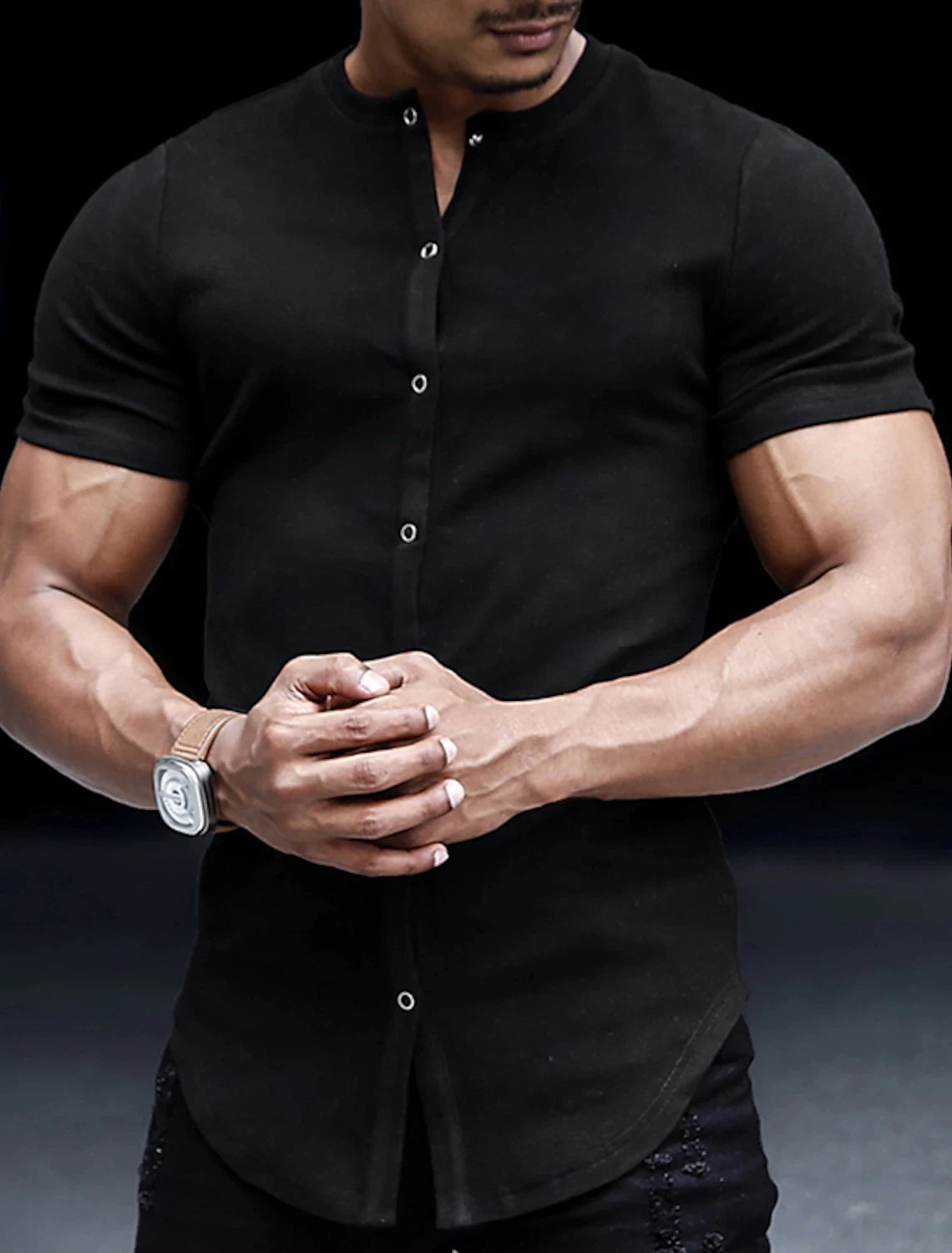 Men Short Sleeve Men Short Sleeve Inyourhand black XXL 