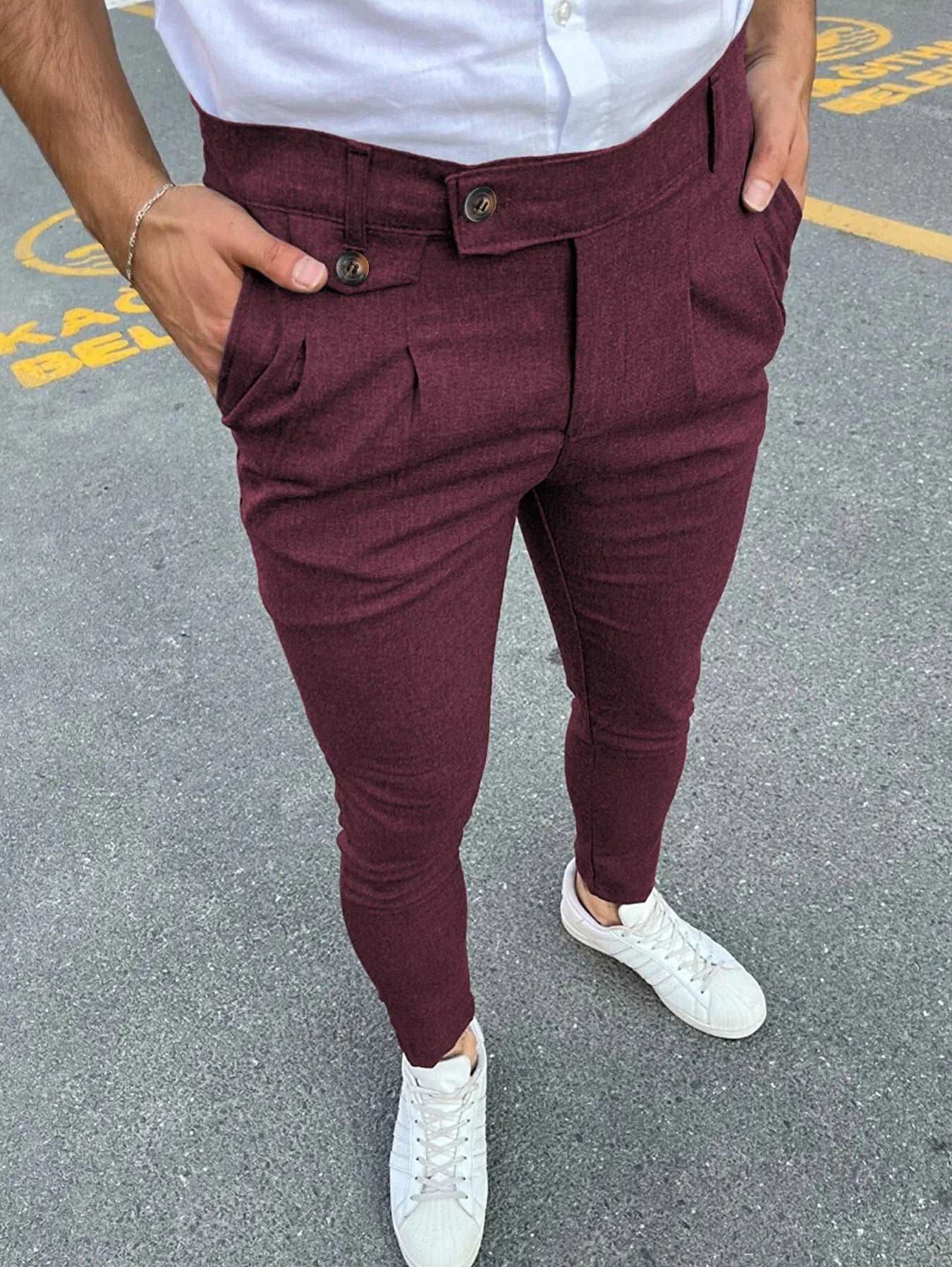 Men's Casual Skinny Pants Men's Casual Skinny Pants Inyourhand   