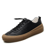 Classic Men Black White Sneakers Genuine Leather Classic Men Black White Sneakers Genuine Leather In Your Hand Store Black 40 