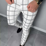 STRIPE PANTS STRIPE PANTS Inyourhand White XXXL 