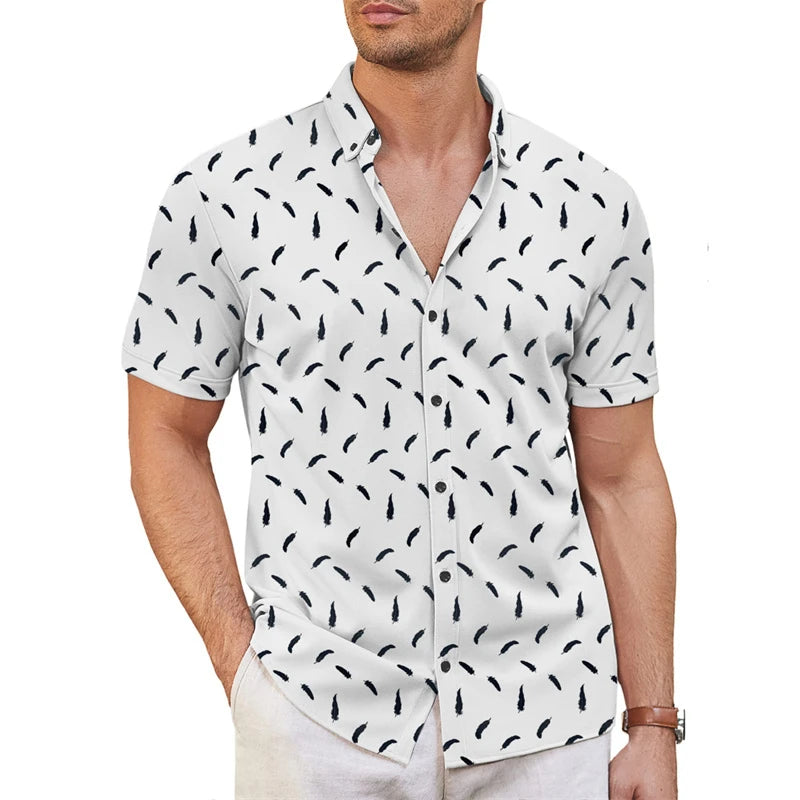 Men's summer short-sleeved Men's summer short-sleeved In Your Hand Store DL0136 XS 