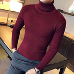 Winter Warmth Turtleneck Sweater Winter Warmth Turtleneck Sweater Inyourhand 03 Wine red S(40-55Kg) 