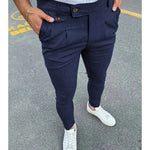 Men's Casual Skinny Pants Men's Casual Skinny Pants Inyourhand Blue XXXL 