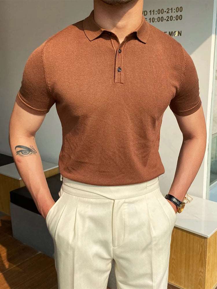 Polo Shirts Short Sleeve Polo Shirts Short Sleeve Inyourhand 05 Brown XXL 