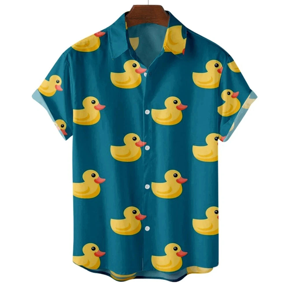 Men's Shirts Cute Duck Men's Shirts Cute Duck In Your Hand Store 02 M 