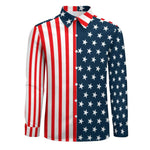 USA Stars Flag Stripes Long Sleeve USA Stars Flag Stripes Long Sleeve Inyourhand   