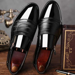 Stylish Business Casual Shoes in Black Patent Leather Stylish Business Casual Shoes in Black Patent Leather Inyourhand   