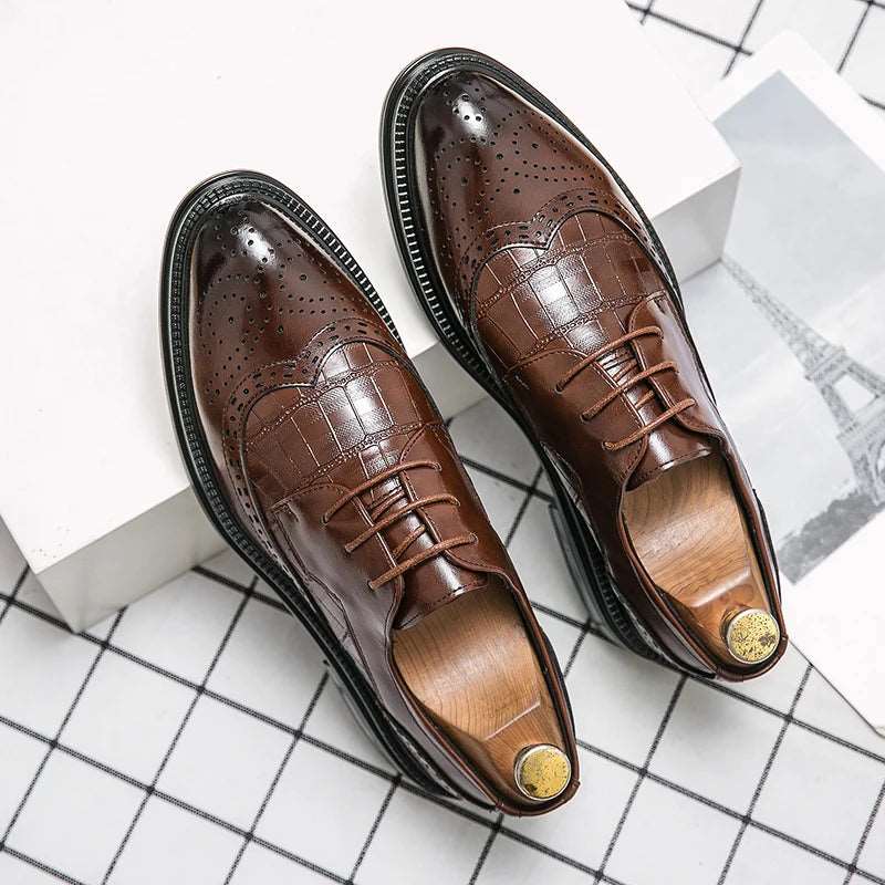 Formal Leather Shoes Formal Leather Shoes In Your Hand Store Brown 38 