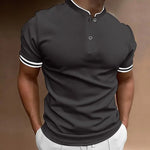 men's classic short-sleeved Polo Men's classic short-sleeved Polo Inyourhand DL-black XXXL 