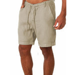 Men's Cotton Linen shorts Men's Cotton Linen shorts In Your Hand Store Light khaki US L 