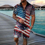 Stars & Stripes Men's Tracksuit Set Stars & Stripes Men's Tracksuit Set Inyourhand Set 4 S 