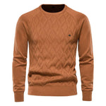 Cozy Argyle Pullover for Men Cozy Argyle Pullover for Men Inyourhand chocolate Size M 65-72 kg 