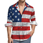 USA Stars Flag Stripes Long Sleeve USA Stars Flag Stripes Long Sleeve Inyourhand Shirt 8 3XL 