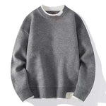 Fashion Knitted  Sweaters Fashion Knitted Sweaters In Your Hand Store Grey 2 3XL 