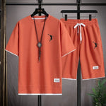 T-shirt and Shorts Two Piece T-shirt and Shorts Two Piece In Your Hand Store orange XXXL 