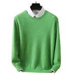 Mink Luxe Cashmere Sweater Mink Luxe Cashmere Sweater In Your Hand Store Green M 