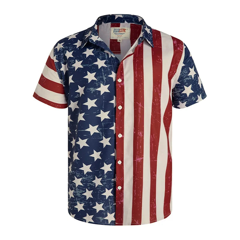 Stars & Stripes Patriotic Graphic Shirt Stars & Stripes Patriotic Graphic Shirt Inyourhand Shirt 3 6XL 