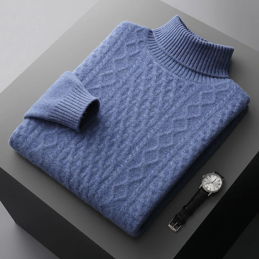Thick jacquard pullover
