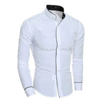 Urban Chic Slim Fit Shirt Urban Chic Slim Fit Shirt Inyourhand WHITE S 