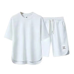 Set Men's Summer Casual Outfit Set Men's Summer Casual Outfit In Your Hand Store White L 