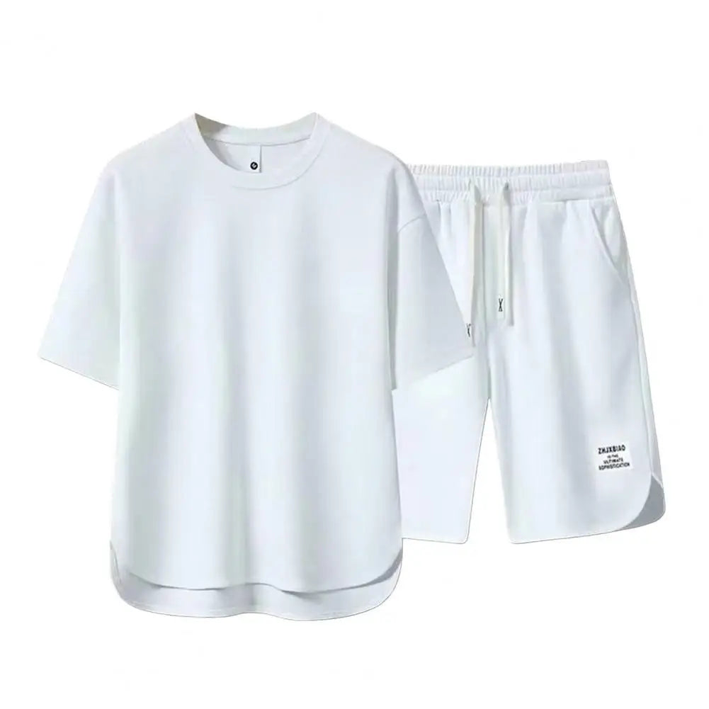 Set Men's Summer Casual Outfit Set Men's Summer Casual Outfit In Your Hand Store White M 