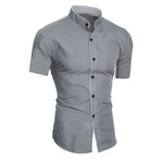 Modern Commuter Shirt for Men Modern Commuter Shirt for Men Inyourhand grey L 