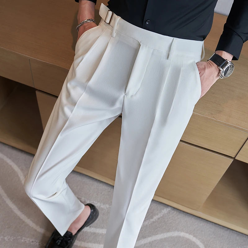 High Waist British Trousers High Waist British Trousers In Your Hand Store White 36 