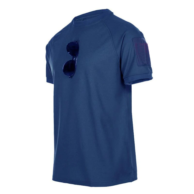 Streetwise Tactical Polo Blouse Streetwise Tactical Polo Blouse Inyourhand O-Neck Blue S 